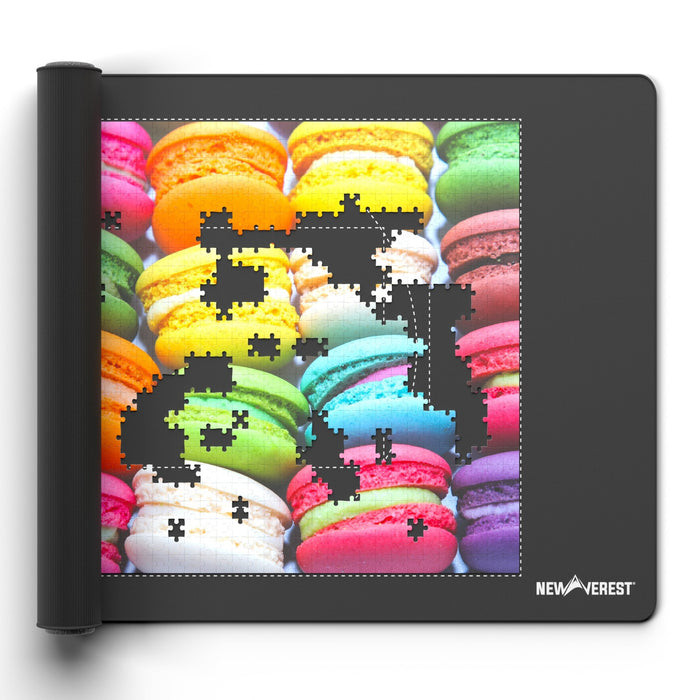 Newverest puzzle mat roll-up inflatable tube storage system