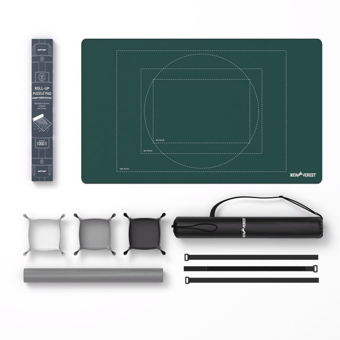 Newverest puzzle mat roll-up inflatable tube storage system