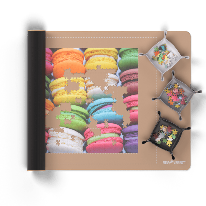 Newverest puzzle mat roll-up inflatable tube storage system