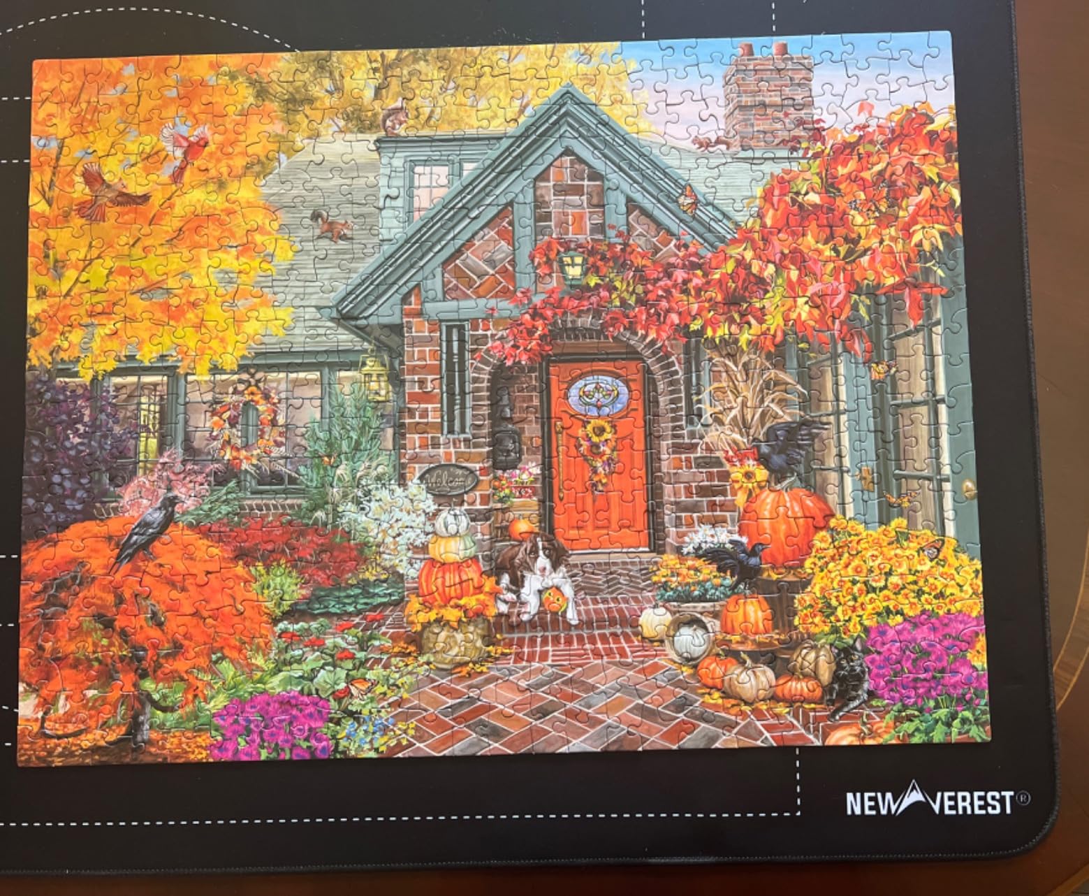 image of completed customer puzzle on our puzzle mat