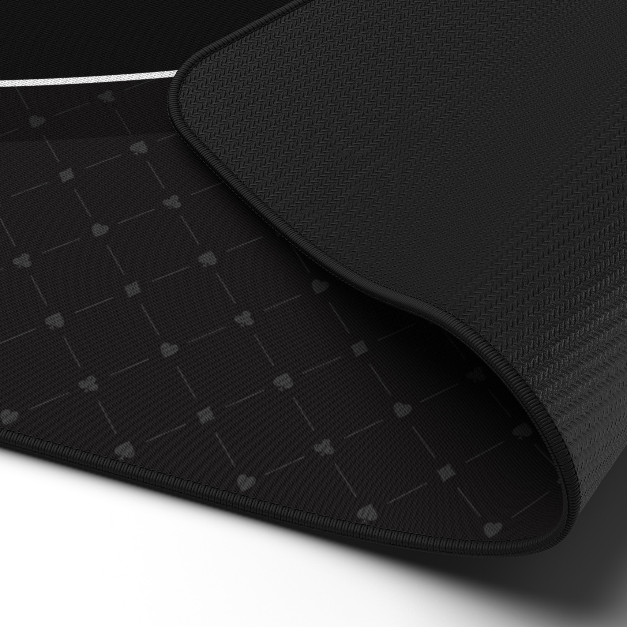 Newverest Blackjack Mat in Black - 70" x 30" - Newverest