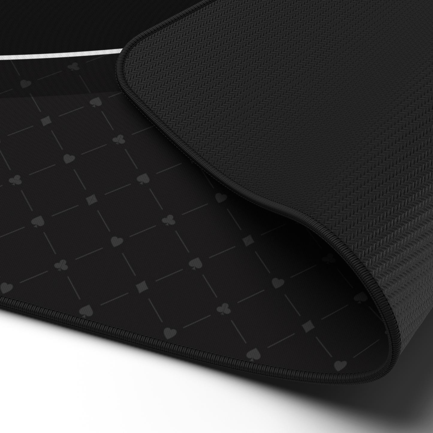 Newverest Blackjack Mat in Black - 70" x 30" - Newverest