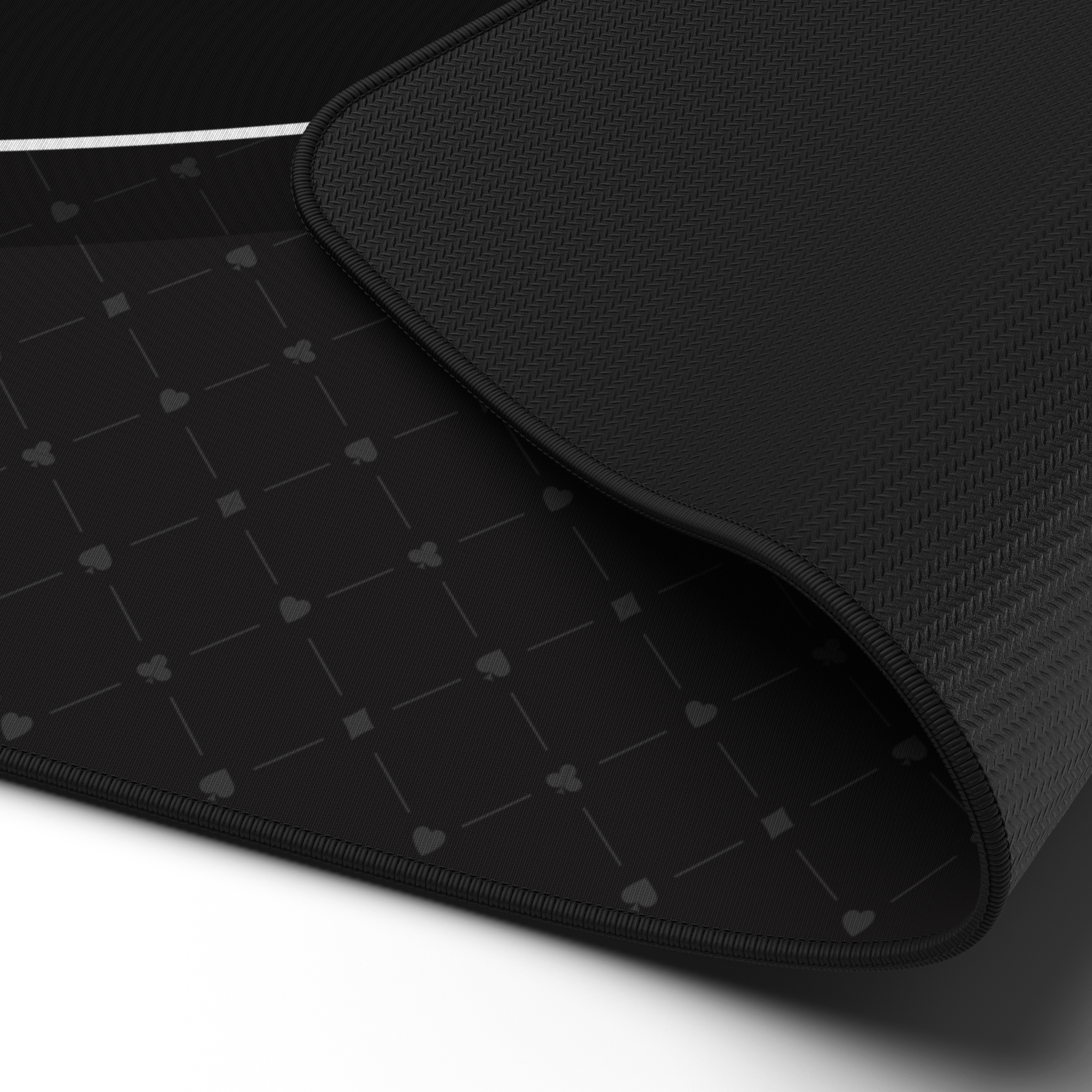 Newverest Blackjack Mat in Black - 70" x 30" - Newverest