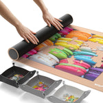 Newverest, 1000 Piece Roll - Up Puzzle Mat in ROSE GOLD - "Blushing Genius" - Newverest