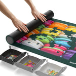 Newverest, 1000 Piece Roll - Up Puzzle Mat in FOREST GREEN – "Piece & Quiet" - Newverest