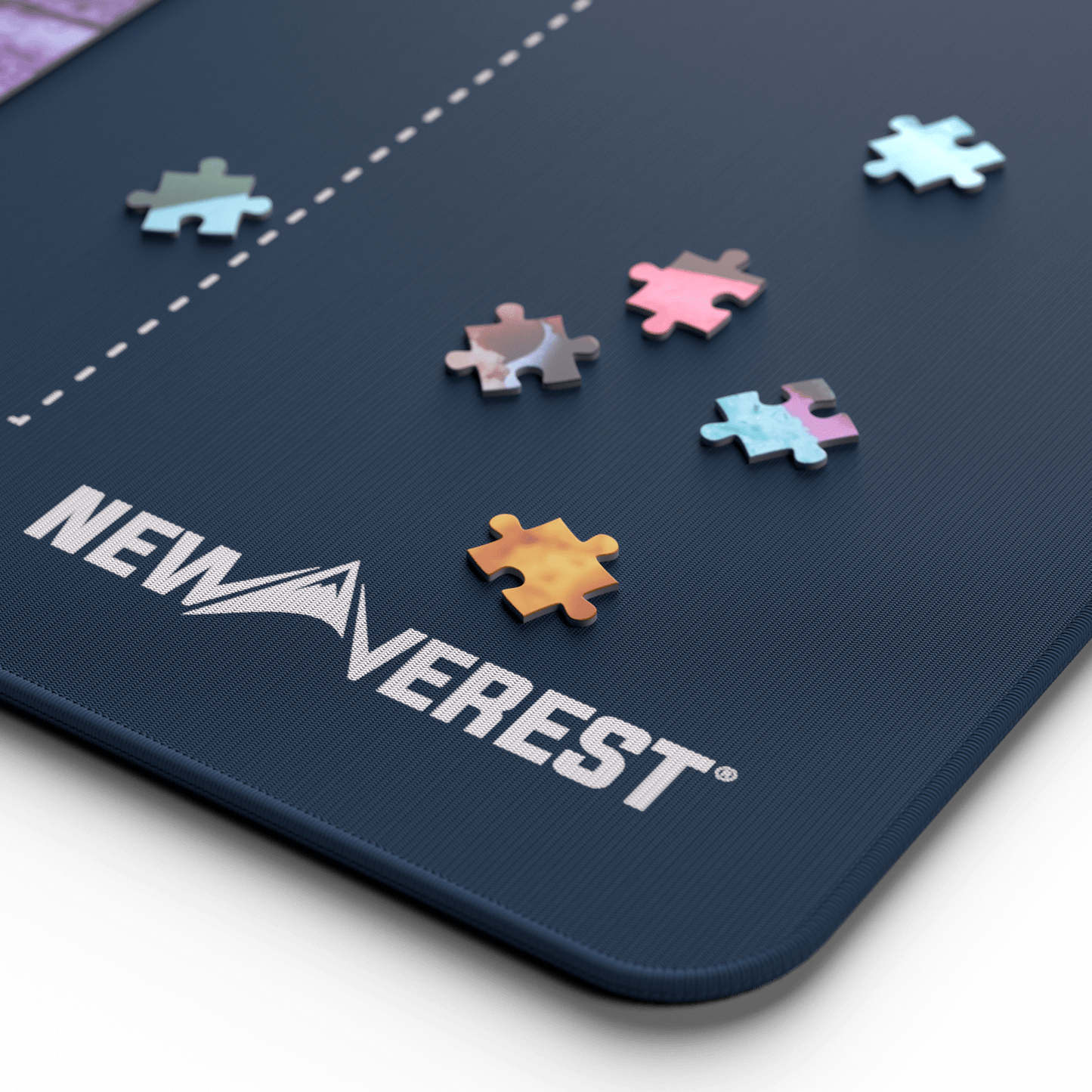 Newverest, 1000 Piece Roll - Up Puzzle Mat in NAVY – "Deep Think" - Newverest