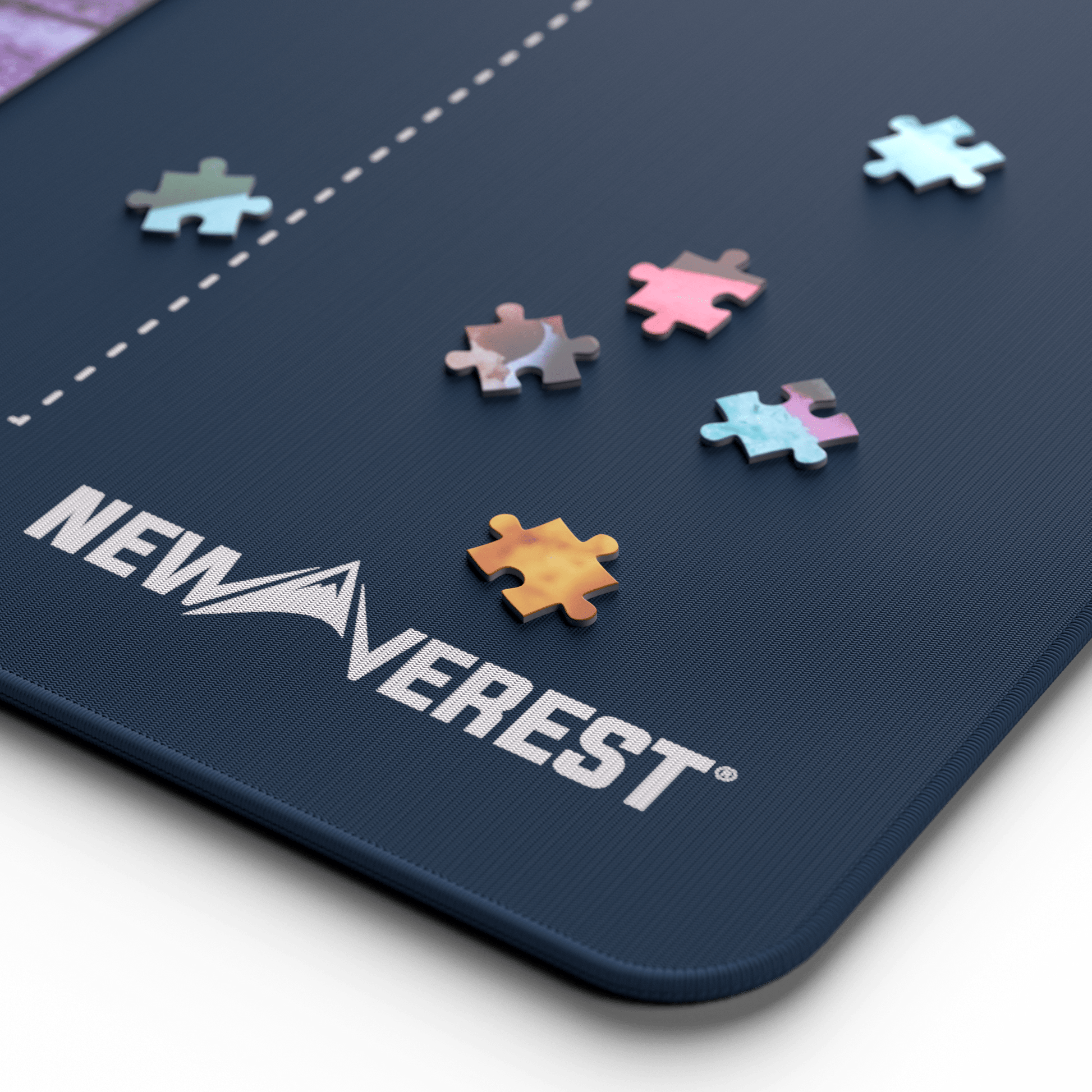 Newverest, 1000 Piece Roll - Up Puzzle Mat in NAVY – "Deep Think" - Newverest