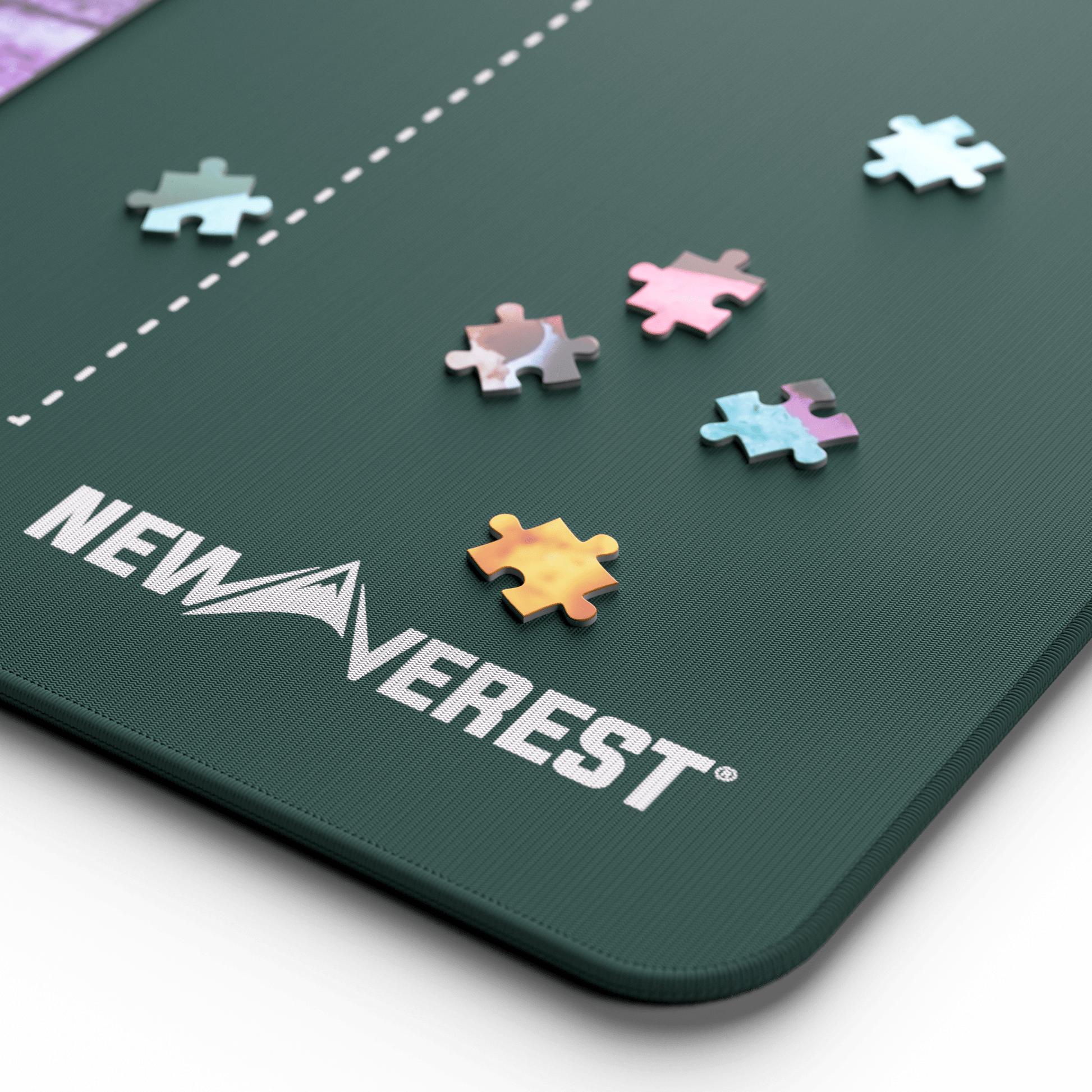 Newverest, 1000 Piece Roll - Up Puzzle Mat in FOREST GREEN – "Piece & Quiet" - Newverest