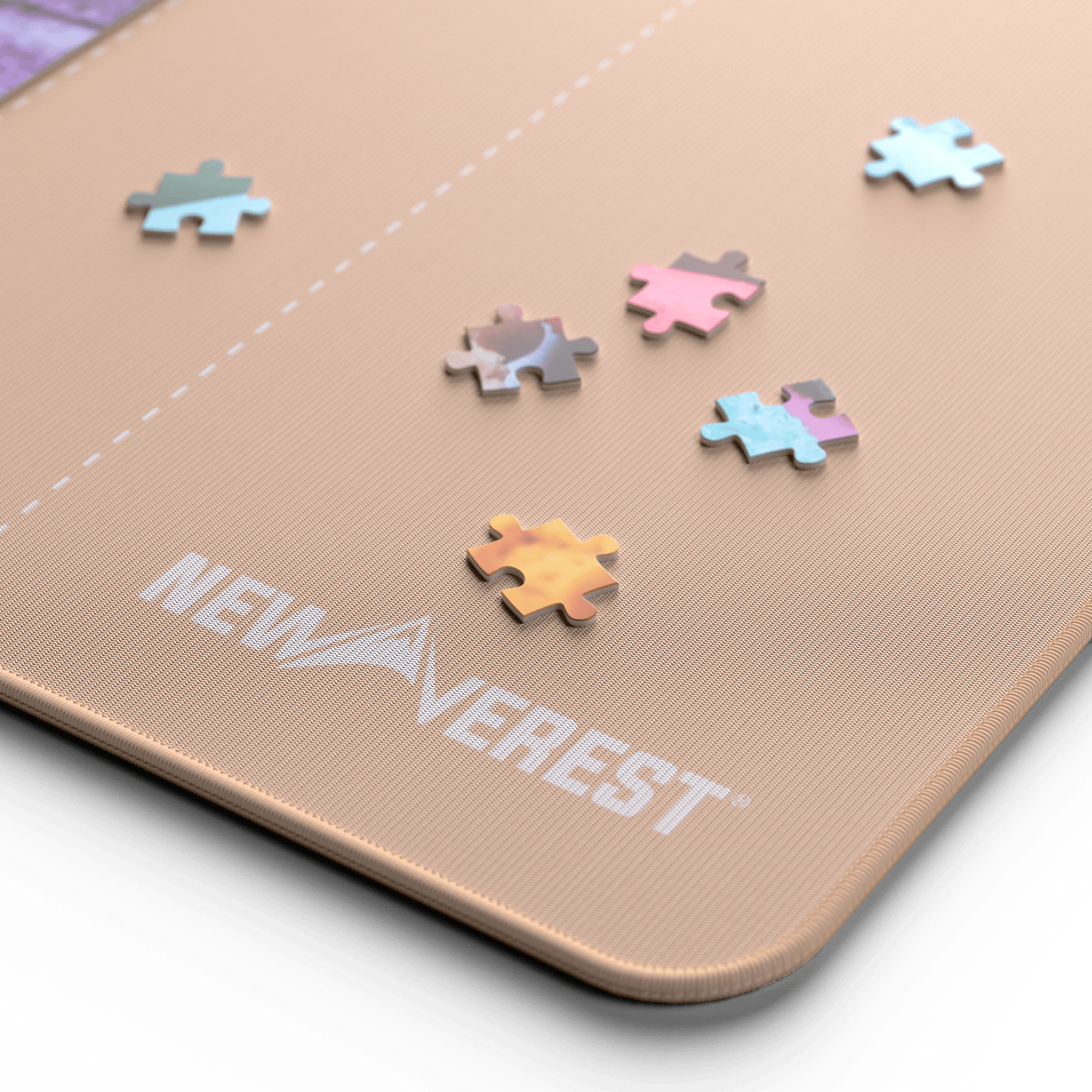 Newverest, 1000 Piece Roll - Up Puzzle Mat in ROSE GOLD - "Blushing Genius" - Newverest