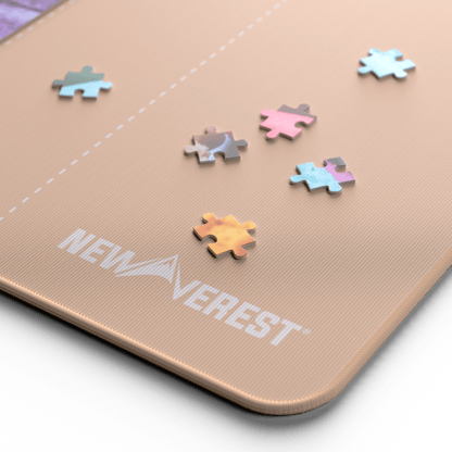 Newverest, 1000 Piece Roll - Up Puzzle Mat in ROSE GOLD - "Blushing Genius" - Newverest