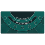 Blackjack Mat 70" x 35", Blackjack Table Top for Home Game Nights - Newverest