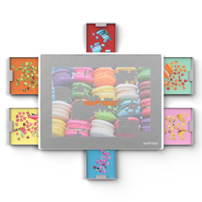 Newverest puzzle mat complete set with sorting trays and carry bag