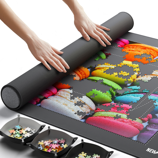 Jigsaw Puzzle Mat Roll Up 39.4” x 23.6” Up to 1000 Pieces