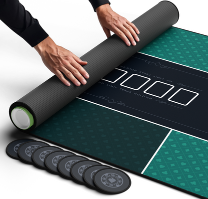 Poker Table Top 70" x 30" - Ideal Poker Topper for 6ft and 8ft Folding Tables (30" Width)