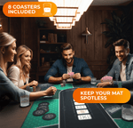 Poker Table Top 70" x 30" - Ideal Poker Topper for 6ft and 8ft Folding Tables (30" Width) - Newverest