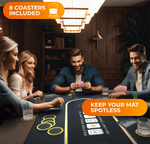 Newverest Poker Table Top in Black - 70" x 30" - Newverest