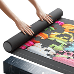 1500 piece puzzle mat with non-slip base and roll-up storage - Newverest