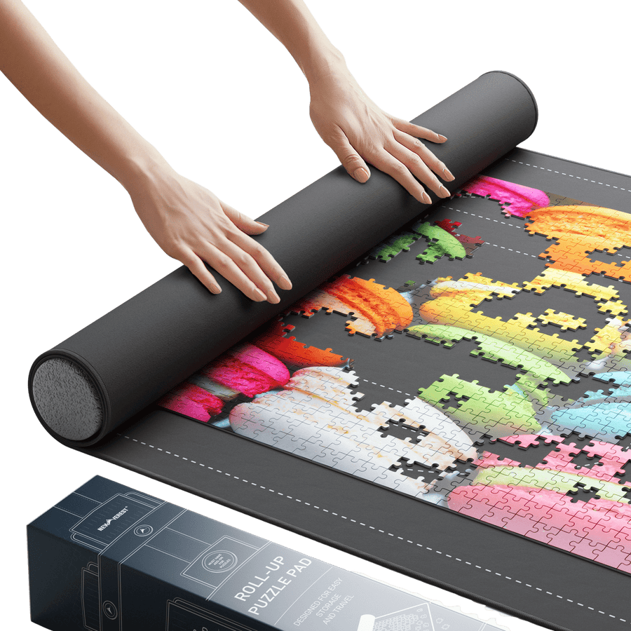 Puzzle Mat for 1500 Pieces - Roll Up Storage with Non-Slip Base | Newverest