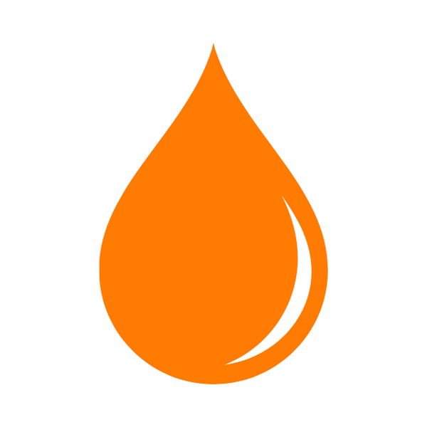 circle icon symbolizing easy to clean material for spills that you can wipe away