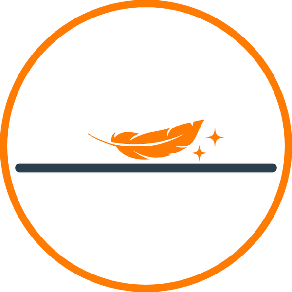 icon emphasizing the smooth polyester surface